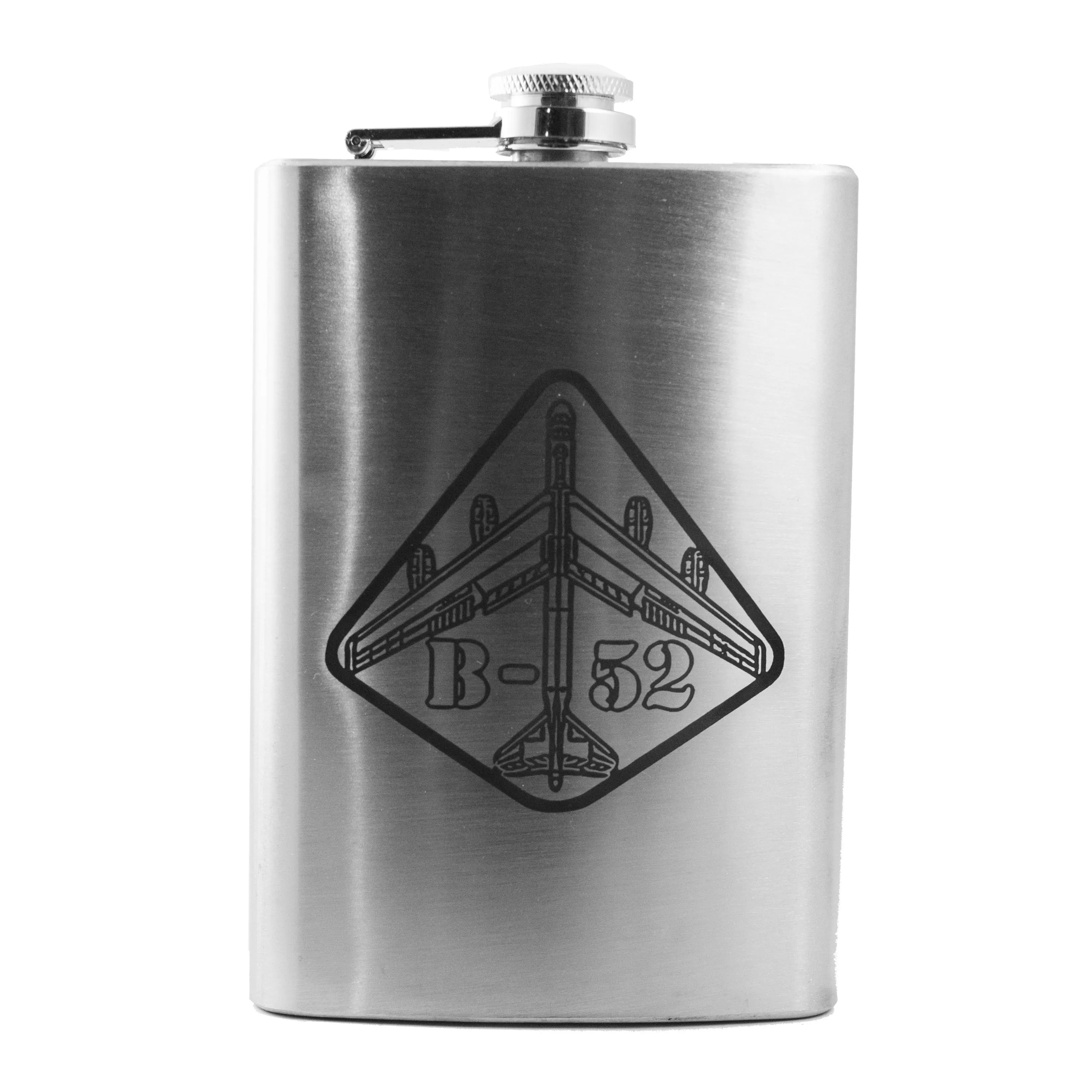 8oz B52 Bomber Stainless Steel Flask