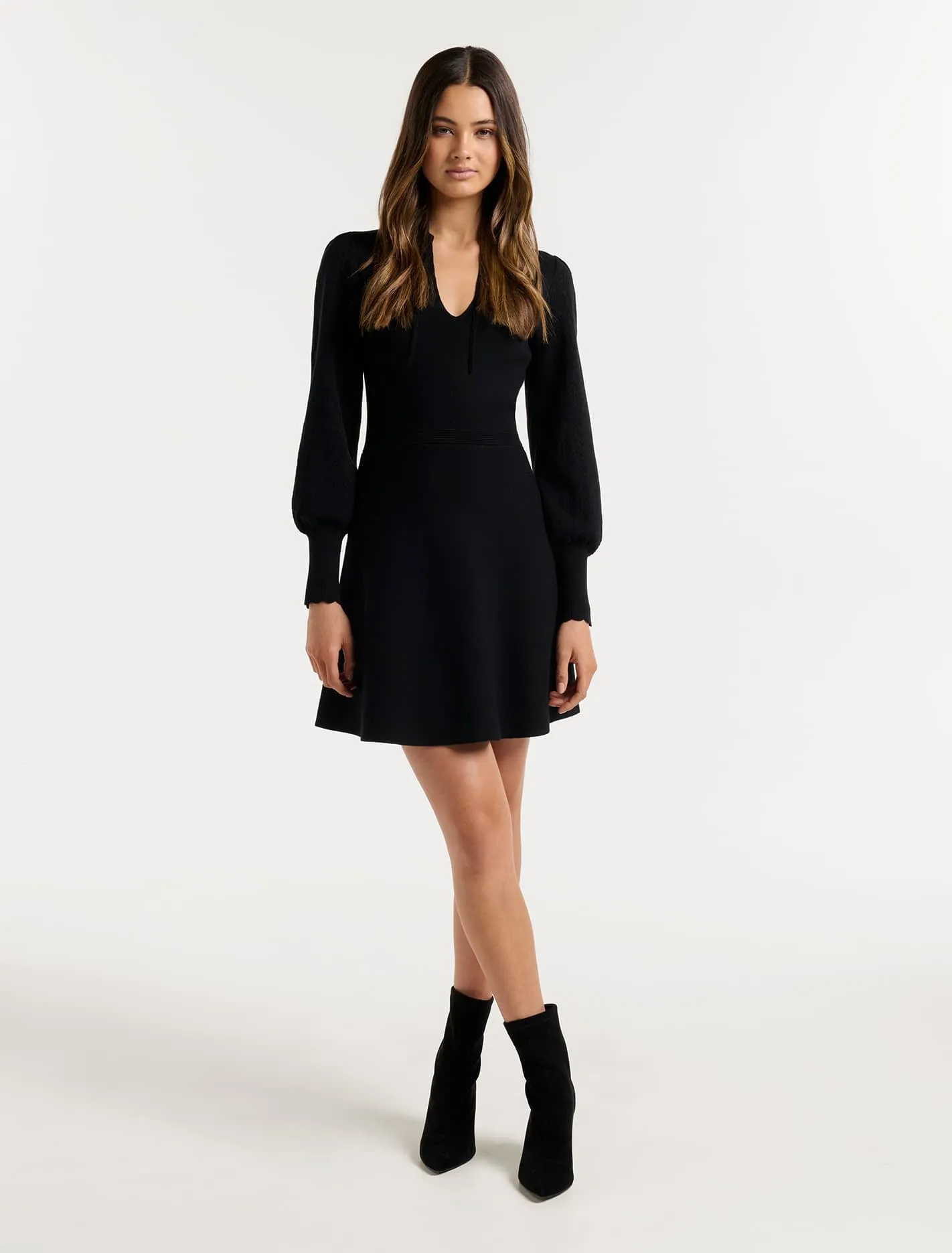 Alice Pretty Stitch Mini Knit Dress