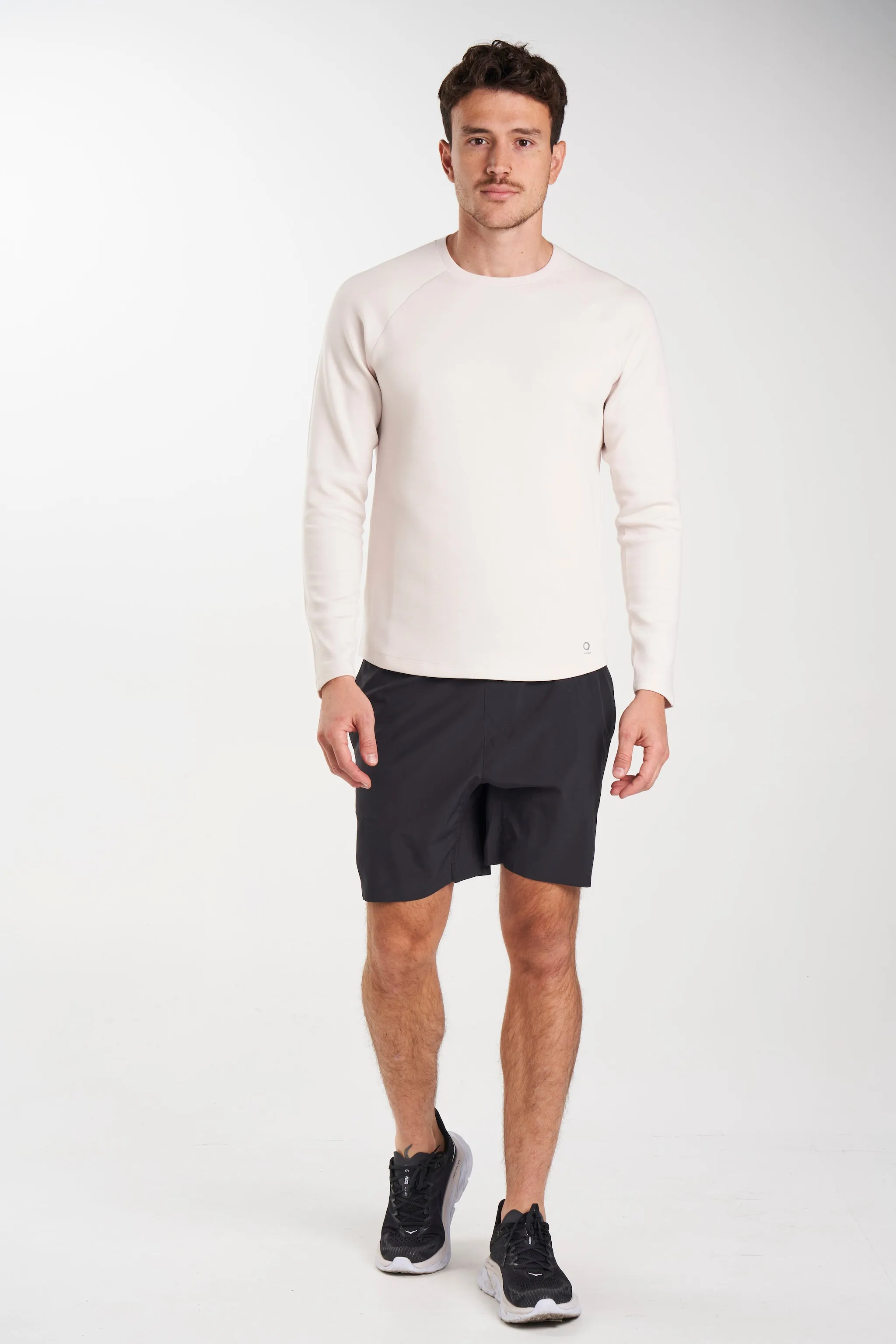 ALRN Raglan Thermal Crew - White Sand