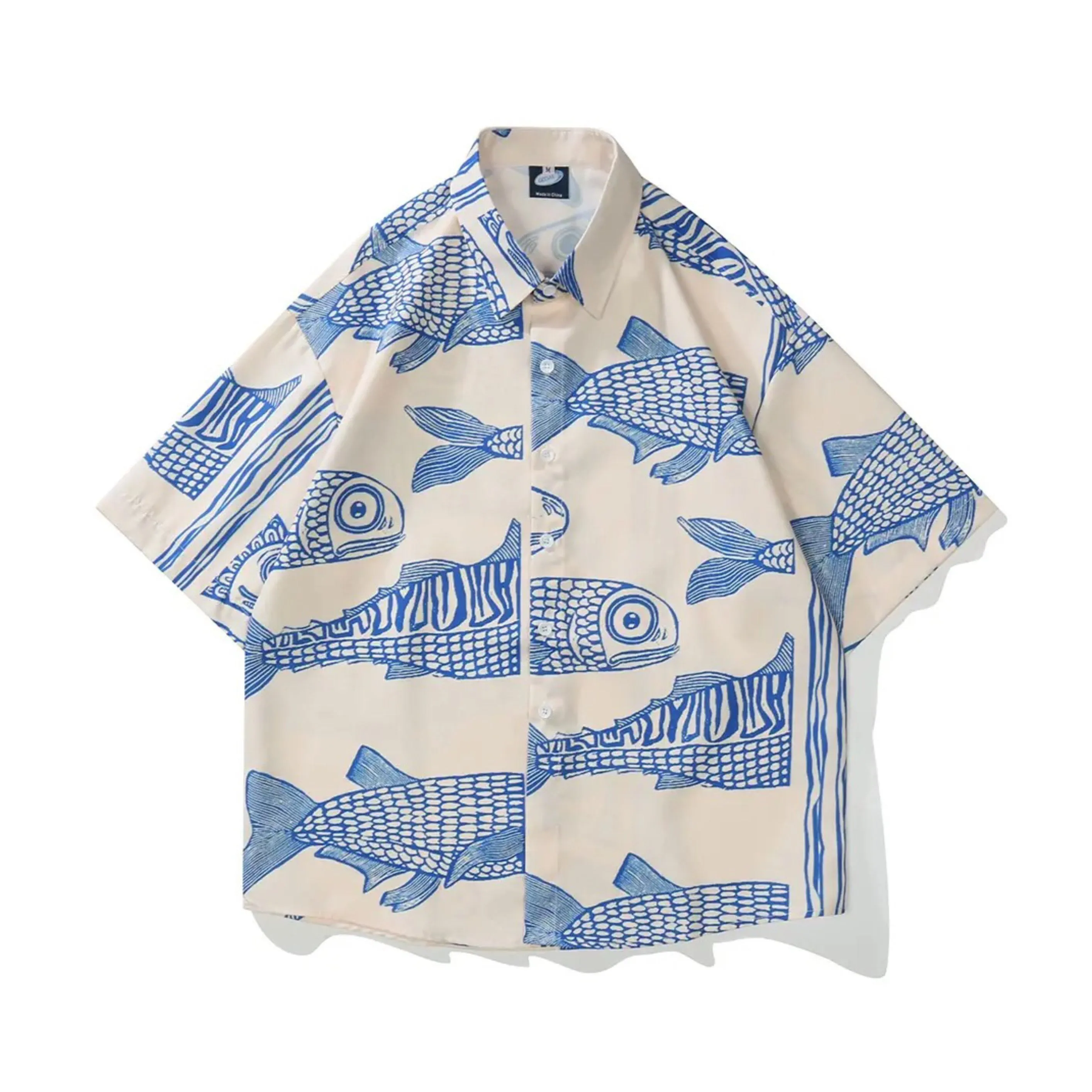 Aqua Fin Print Shirt