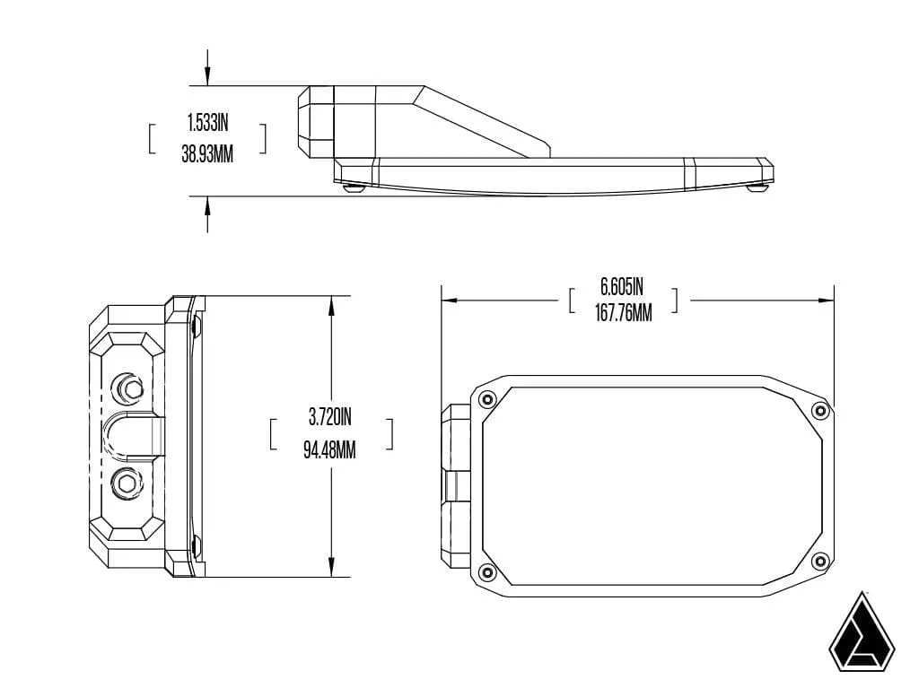 Assault Industries Phantom Convex Side Mirrors