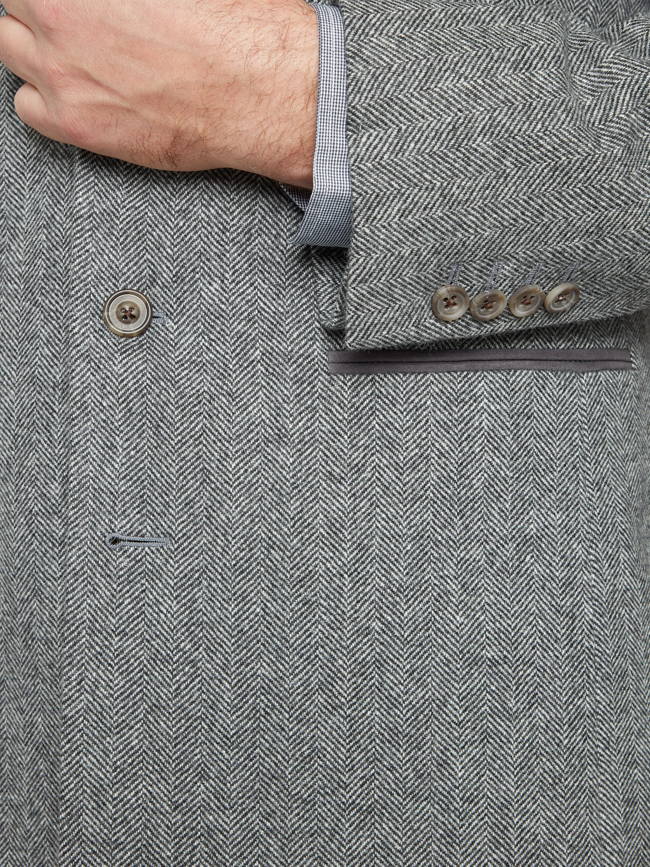 Austrian Jacket - Black/Grey Herringbone