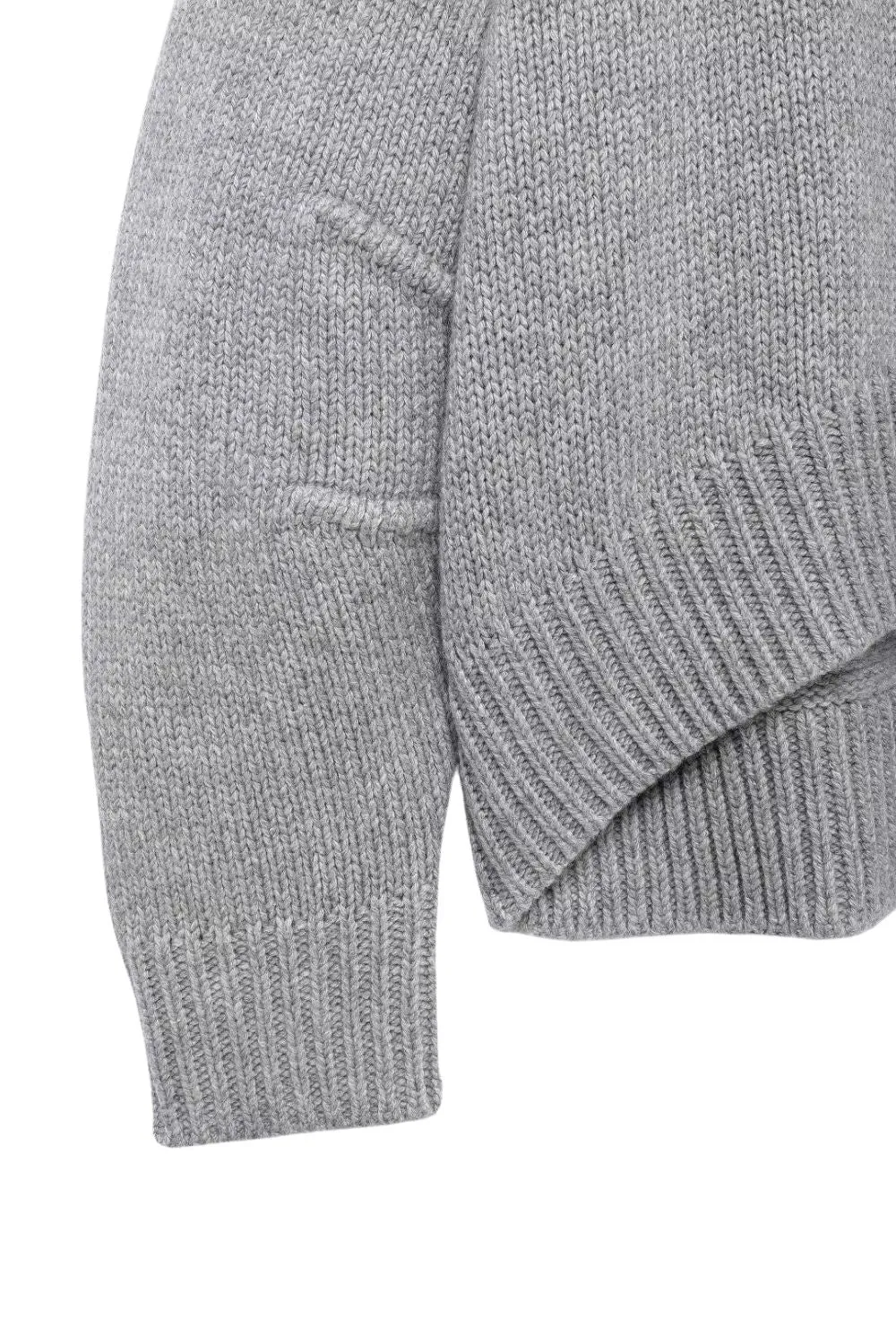 ‘Autumn’ Long Sleeve Pleated Cuff Knitted Sweater