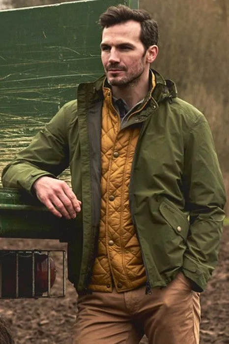 Barbour Rosedale Mens Jacket - Waterproof Breathable - Rifle Green - MWB0680GN51