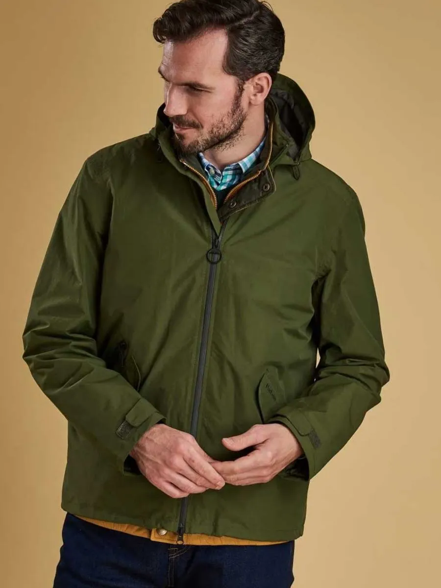 Barbour Rosedale Mens Jacket - Waterproof Breathable - Rifle Green - MWB0680GN51