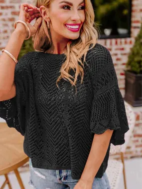 Black Knit Sweater