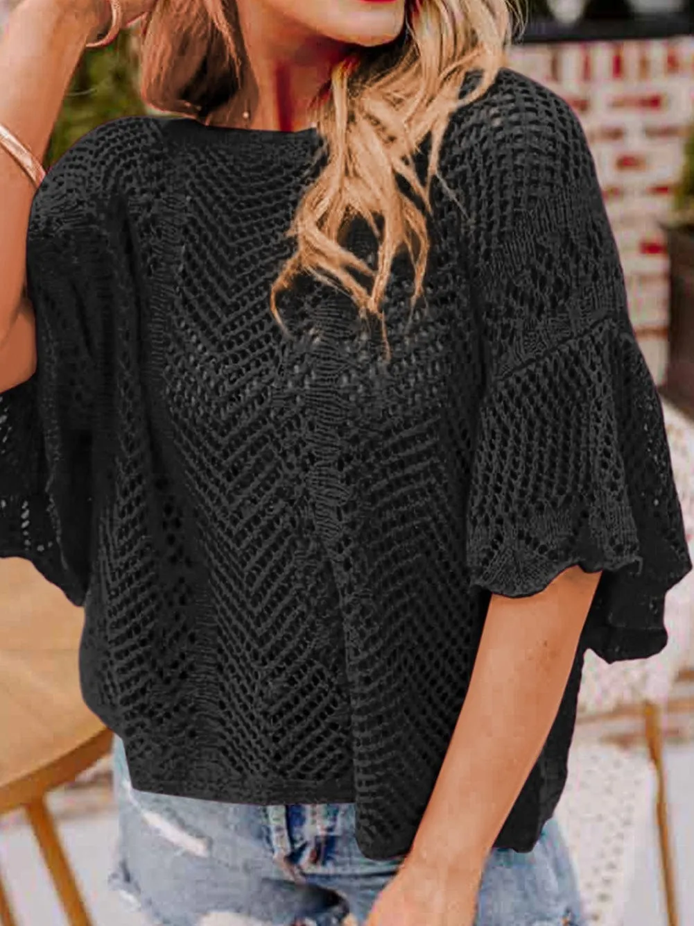 Black Knit Sweater