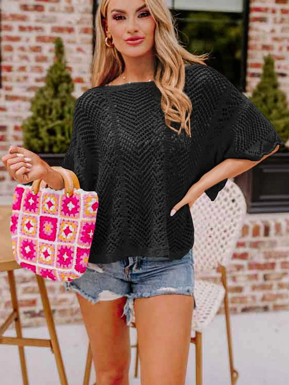 Black Knit Sweater