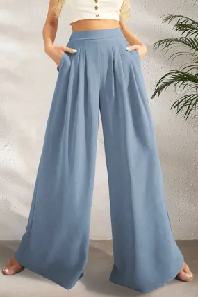 Boho High Waist Wide Leg Pants