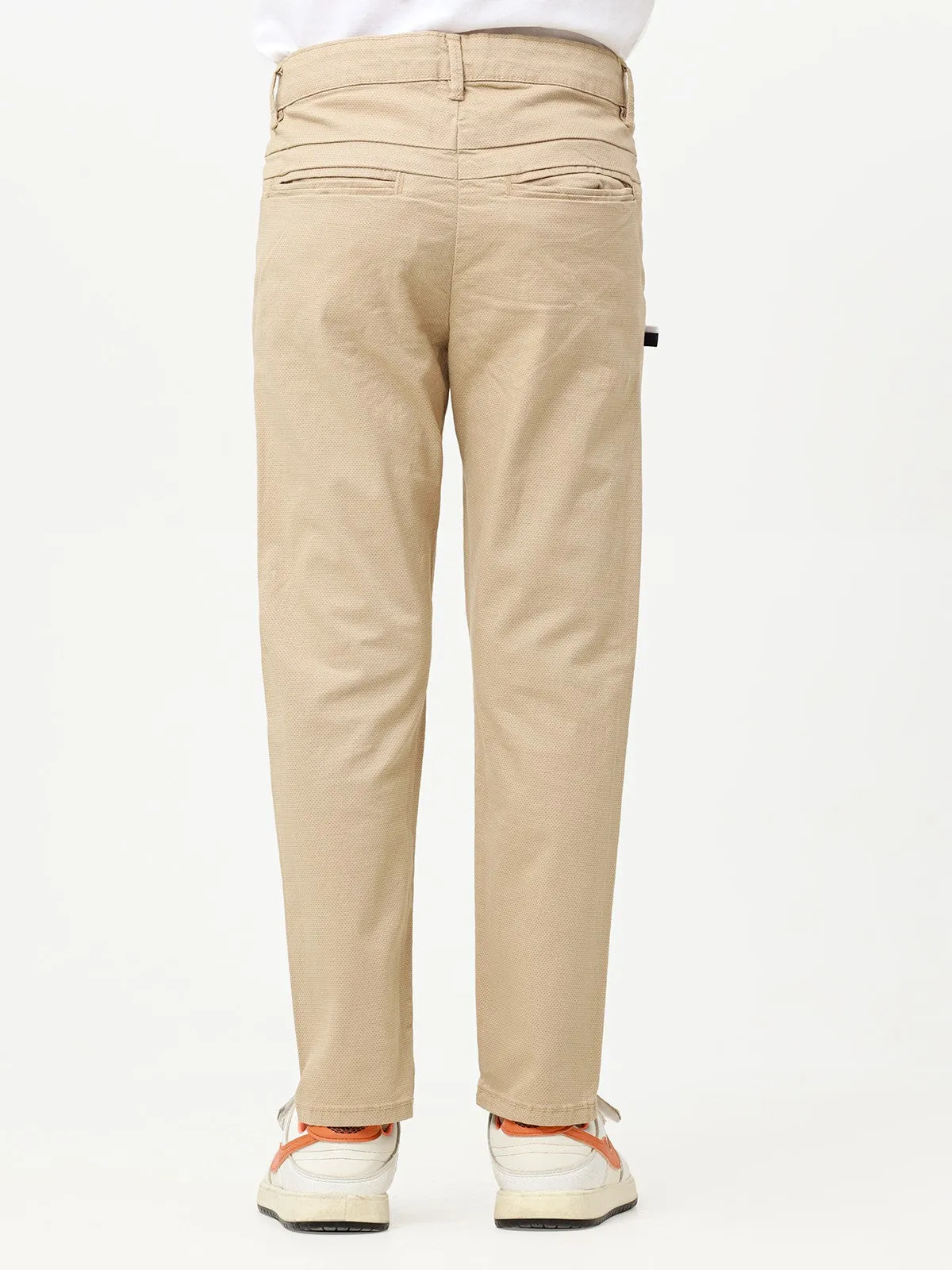 Boy's Khaki Chino Pant - EBBCP23-019