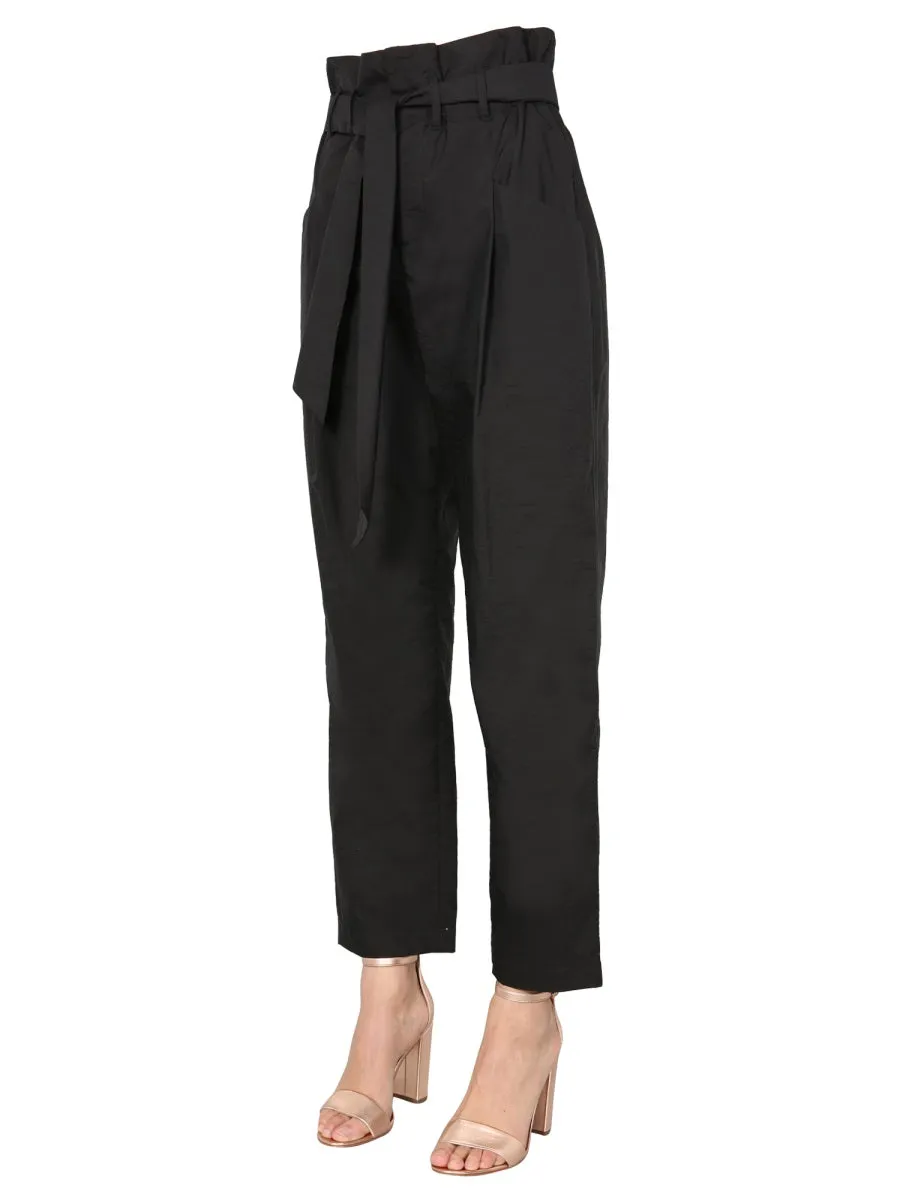 Brunello Cucinelli High Waist Belted Pants