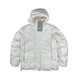 Canada Goose White Snow Paradigm Expedition Down Filled Parka - Small