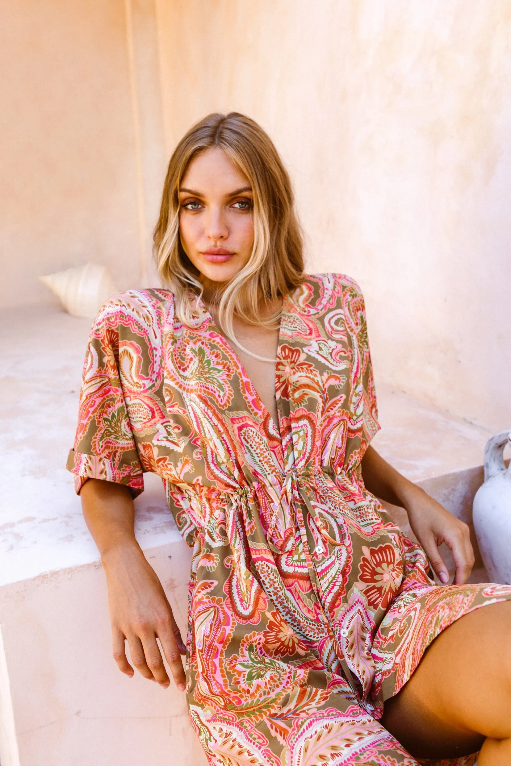 Cecile Kaftan Dress - Barcelona