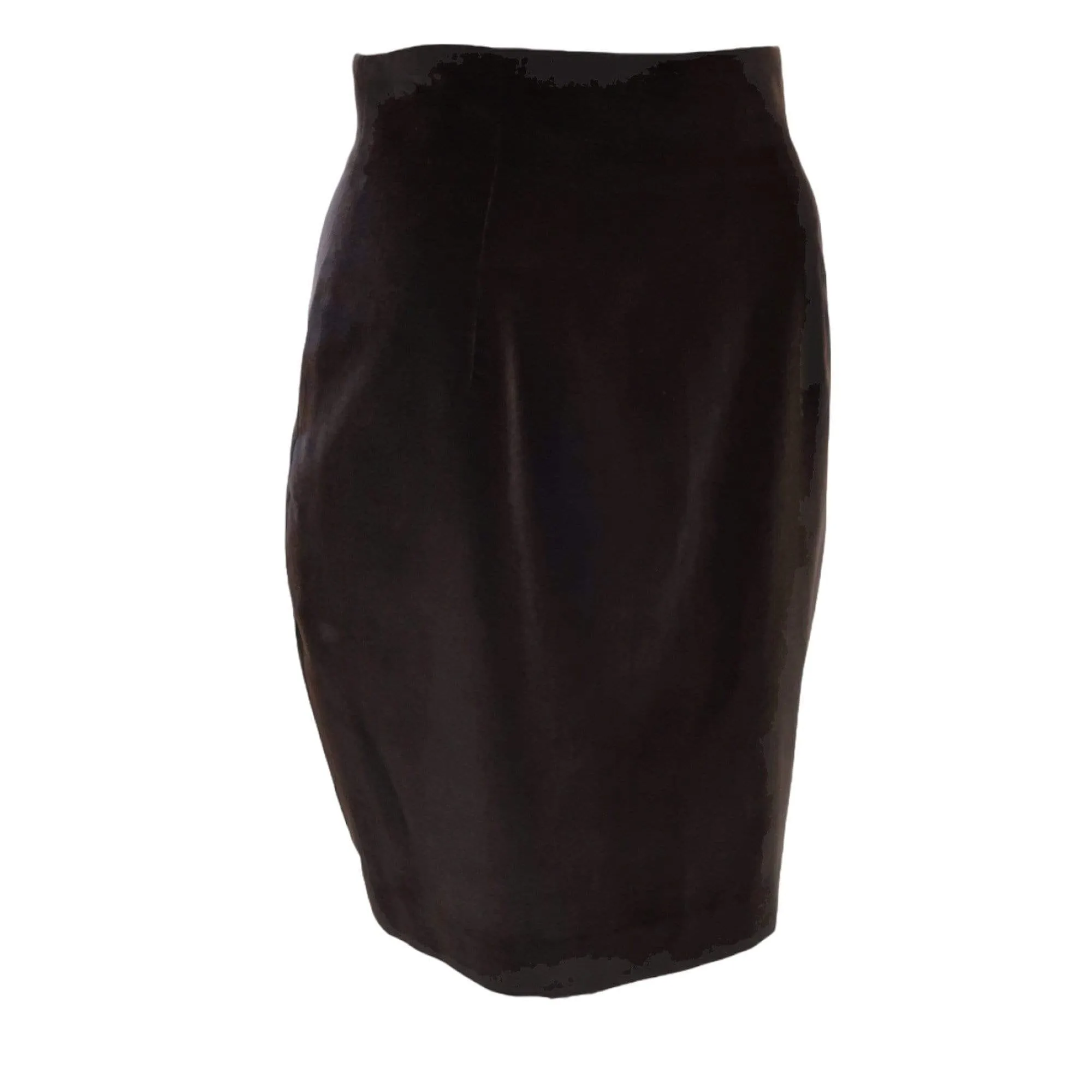 Chantal Thomass Black Velvet Pencil Skirt