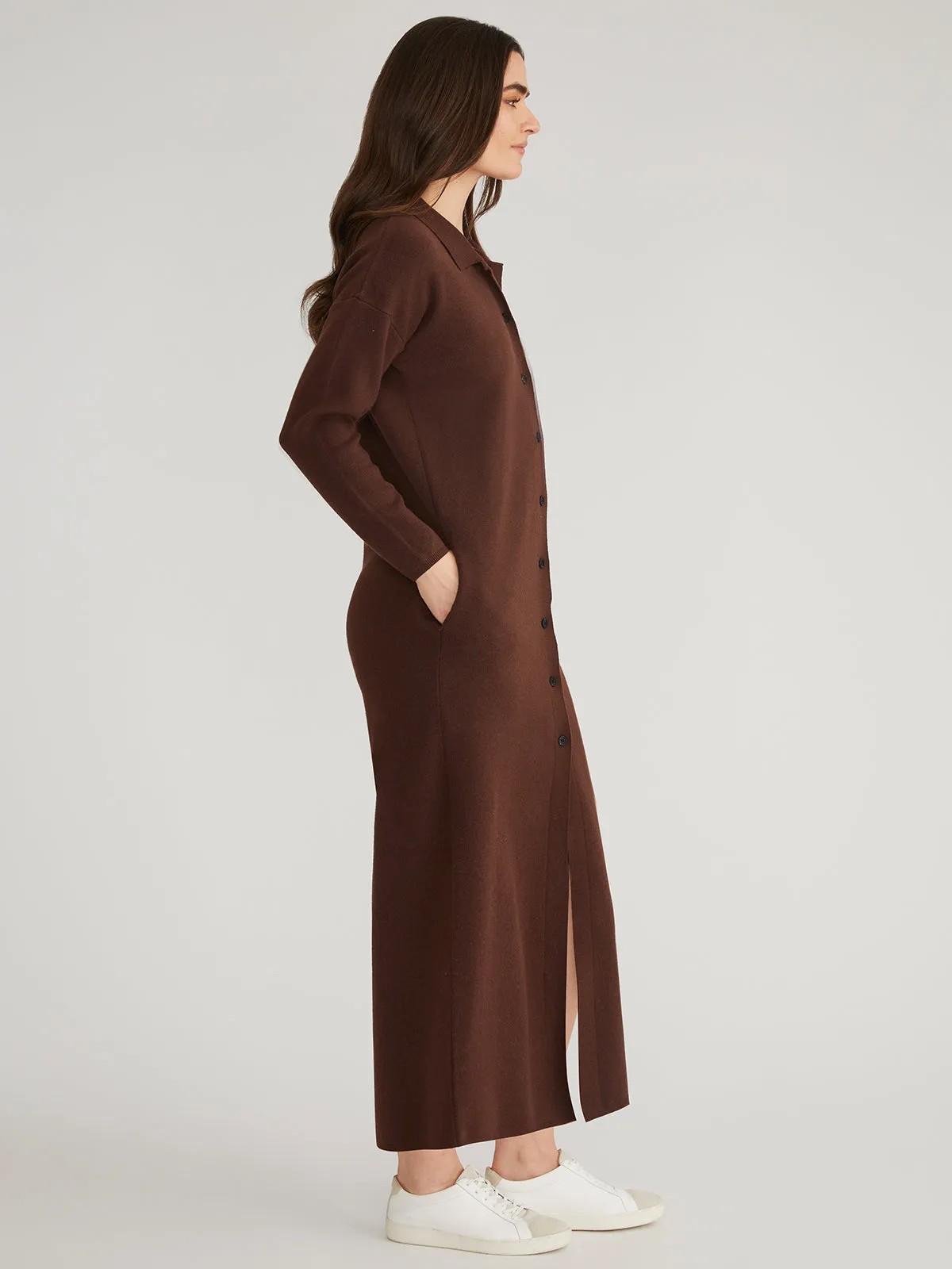 Christine: Button Down Maxi Dress