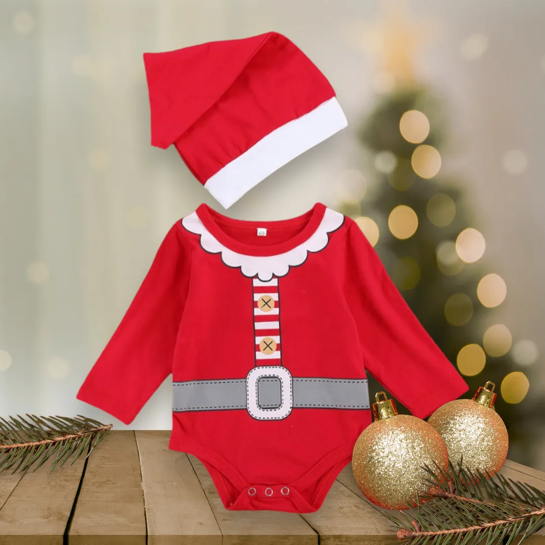 Christmas Romper and Hat #2000321