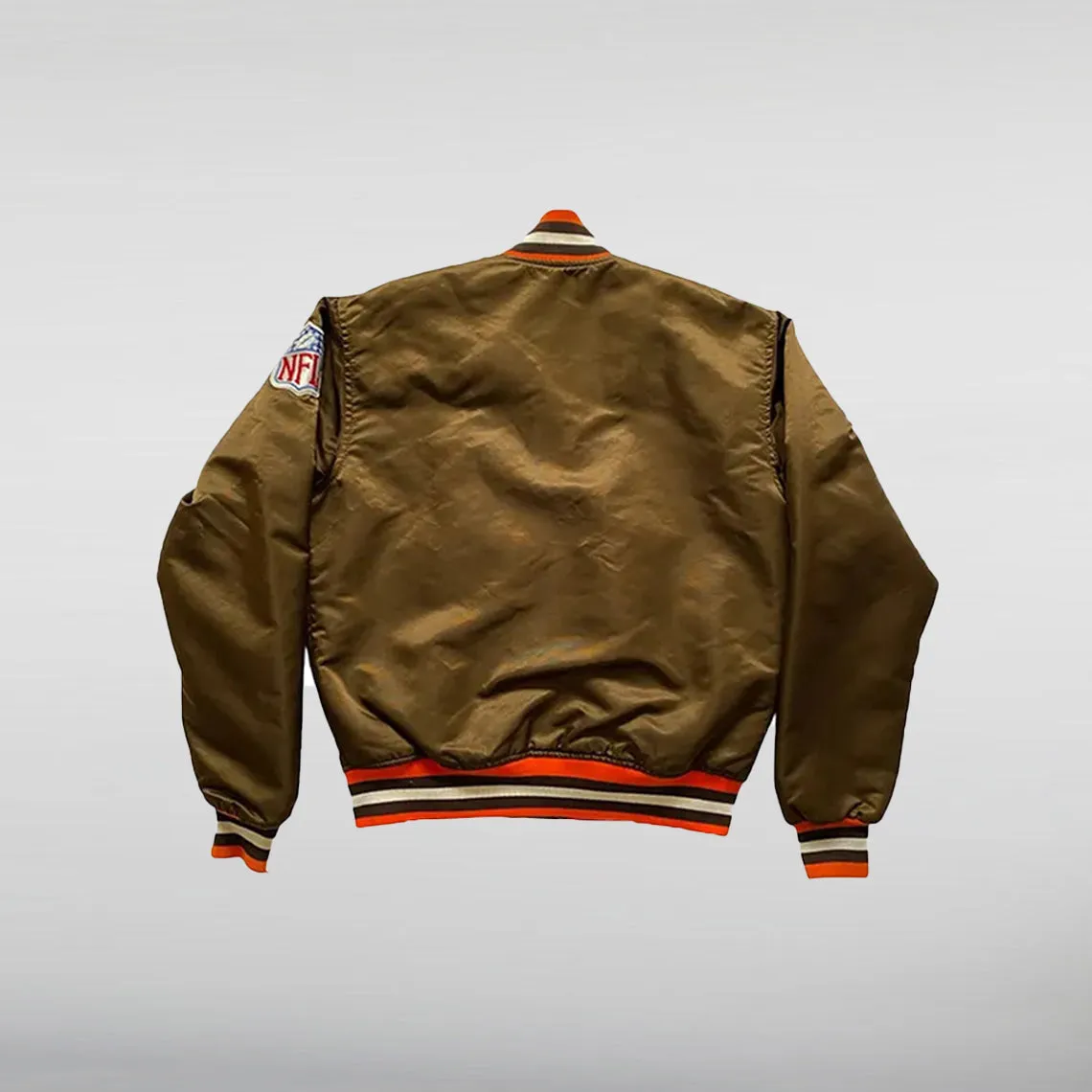 Cleveland Browns Satin Bomber Jacket