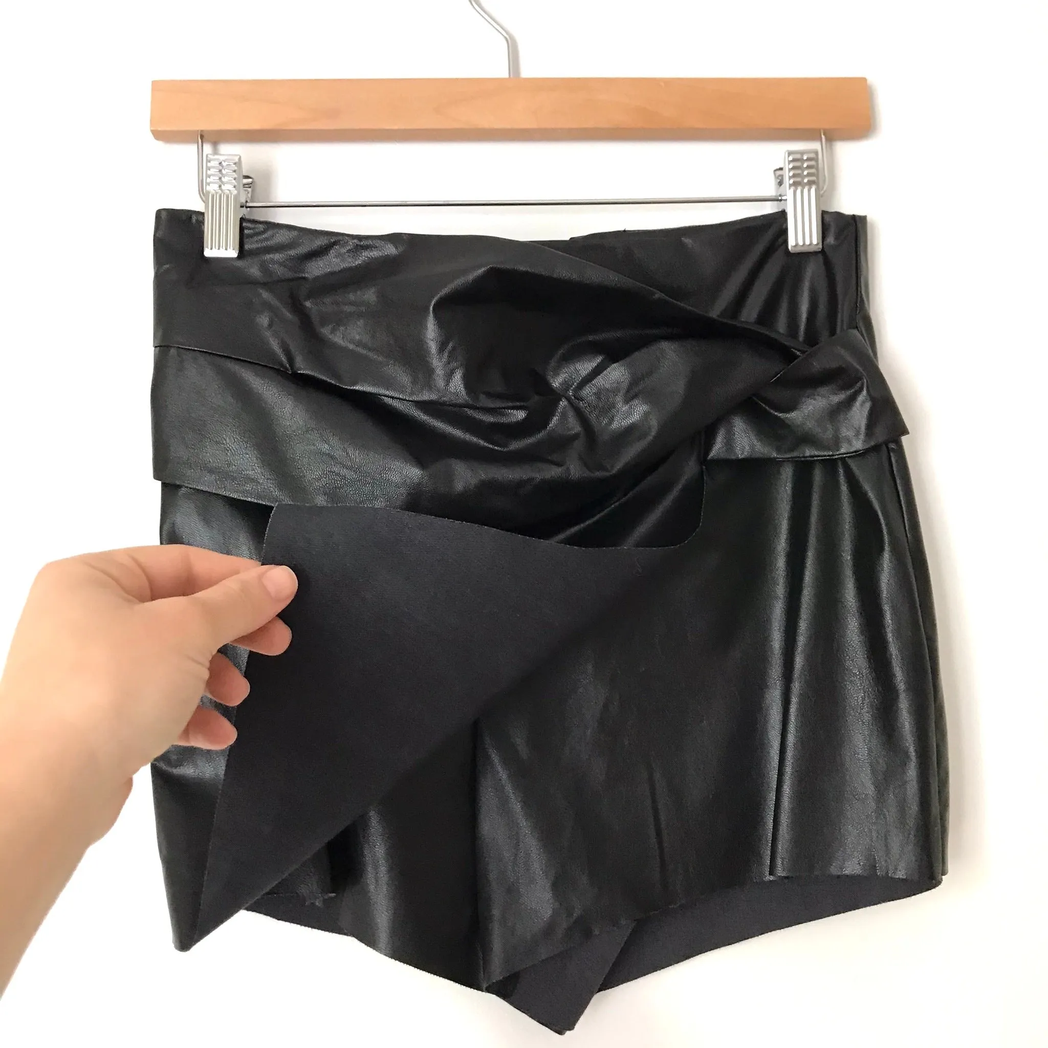 Cotton Candy LA Faux Leather Skort- Size S