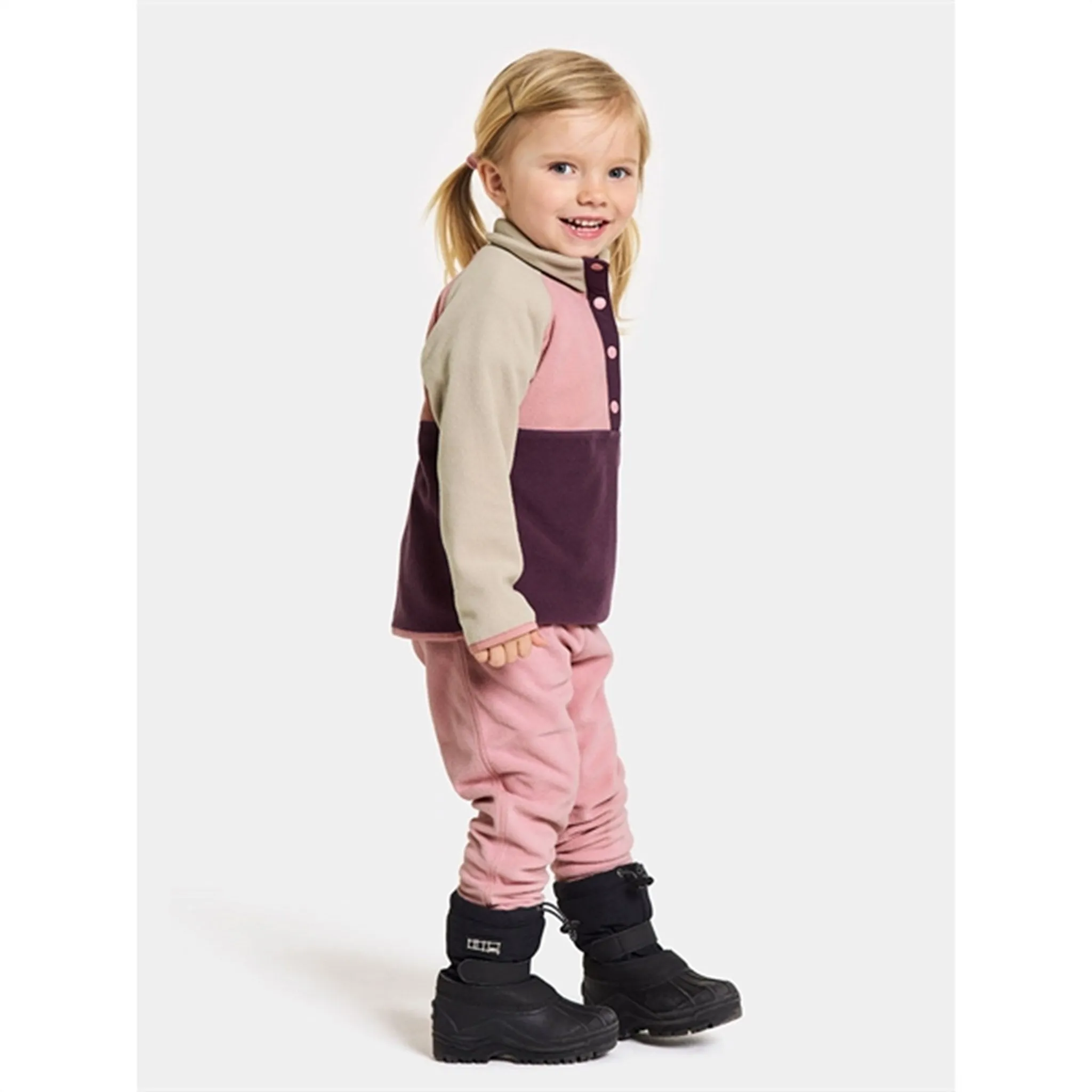 Didriksons Plumb Monte Kids Fleece Jacket