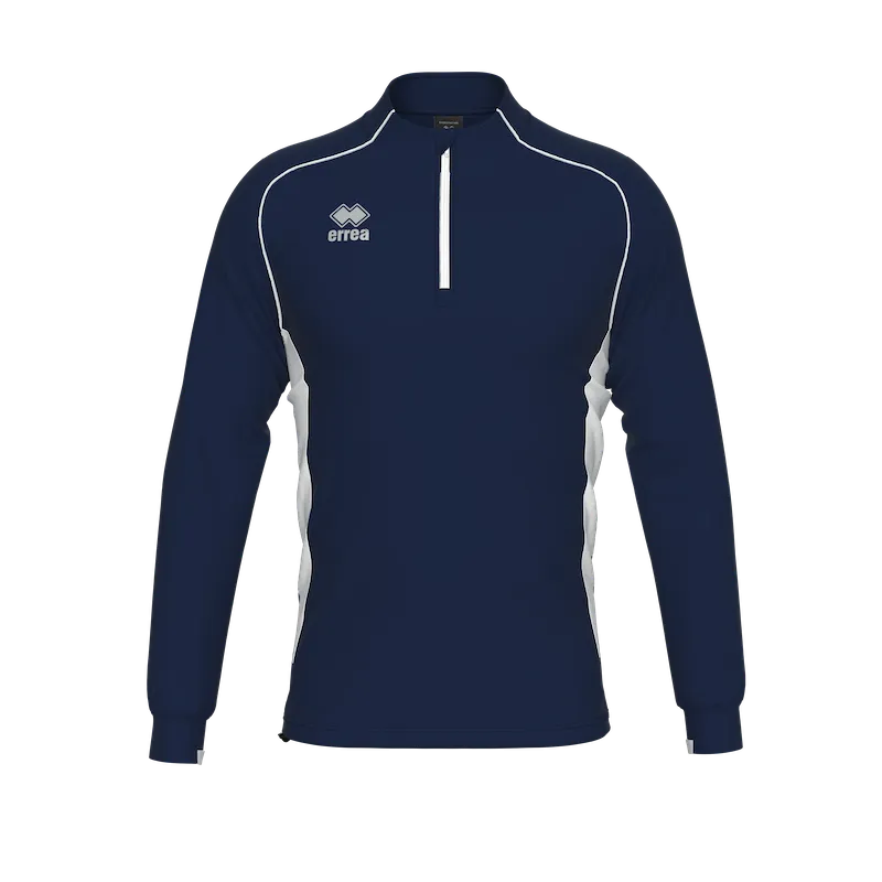 ERREA DYNAMIC 1/4 ZIP SWEATSHIRT NAVY WHITE