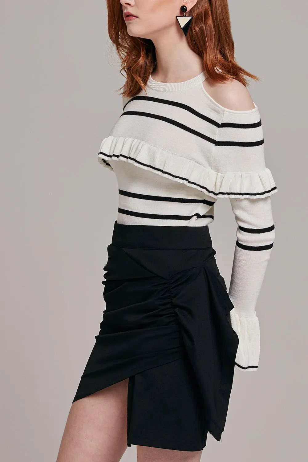 Evelyn Ruffle Mini Skirt