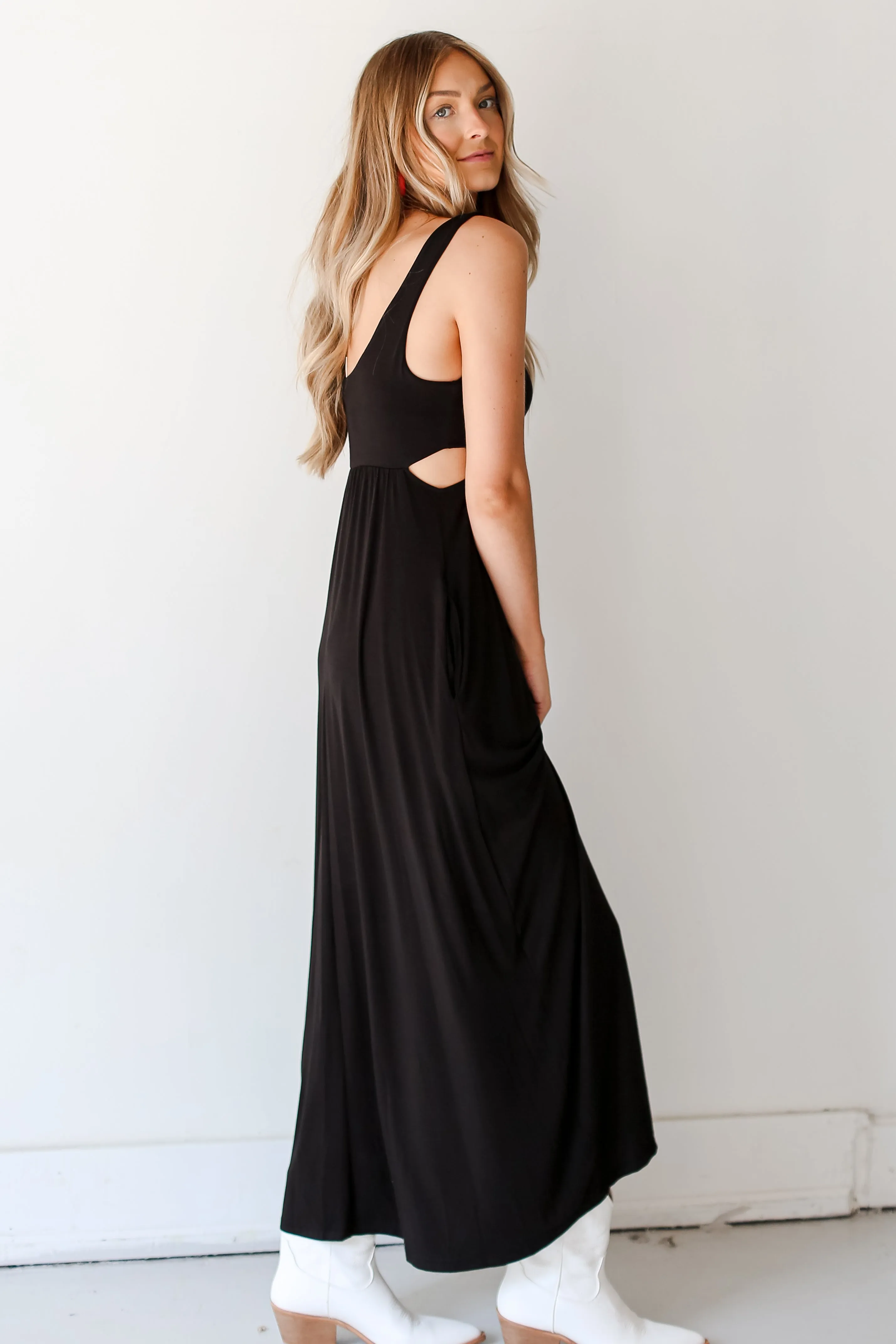 FINAL SALE - Instantly Poised Cutout Maxi Dress