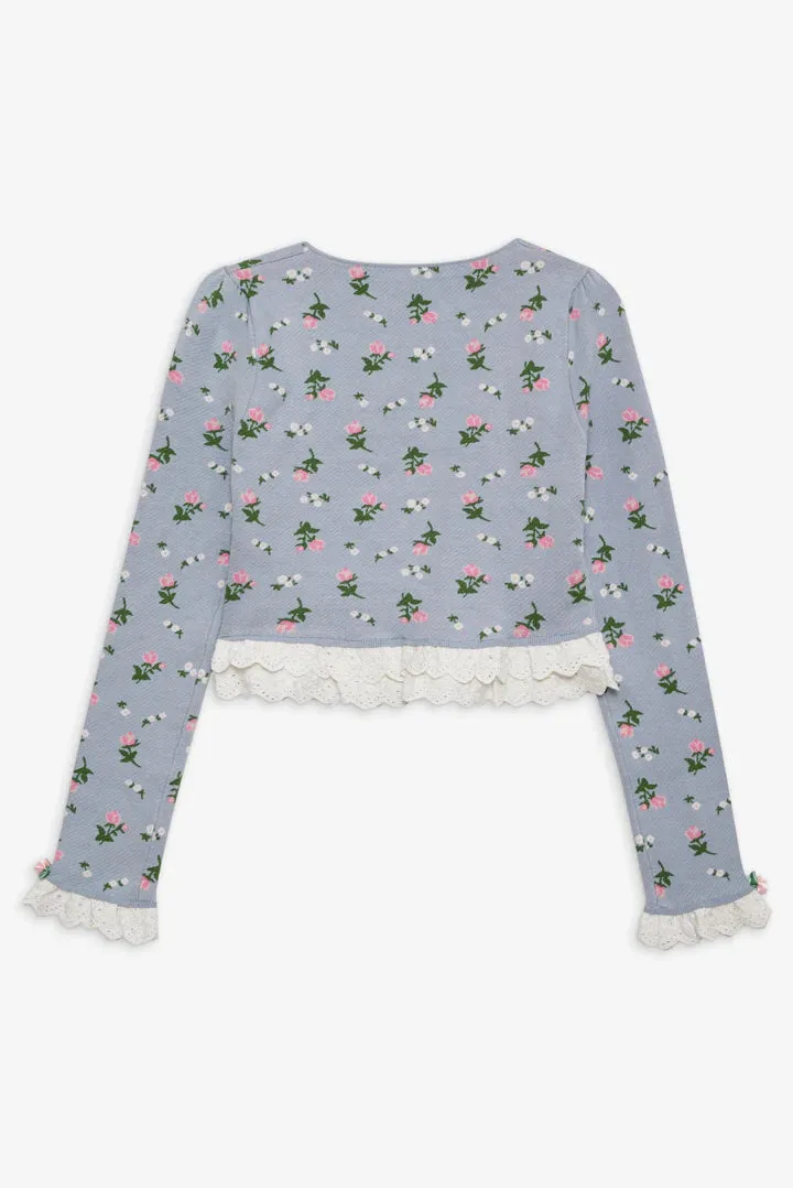 For Love & Lemons Amalia Knit Cardigan