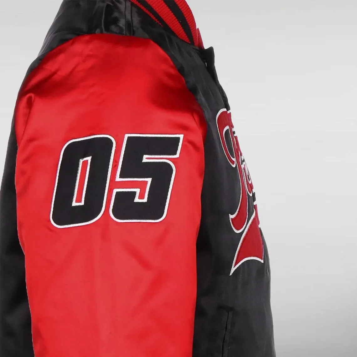 FUBU College Bomber Satin Jacket