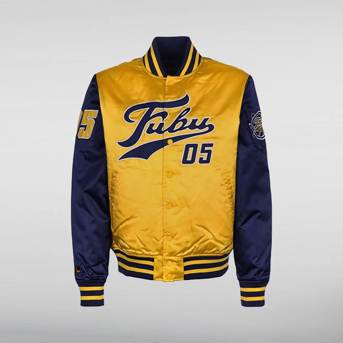 FUBU College Bomber Satin Jacket