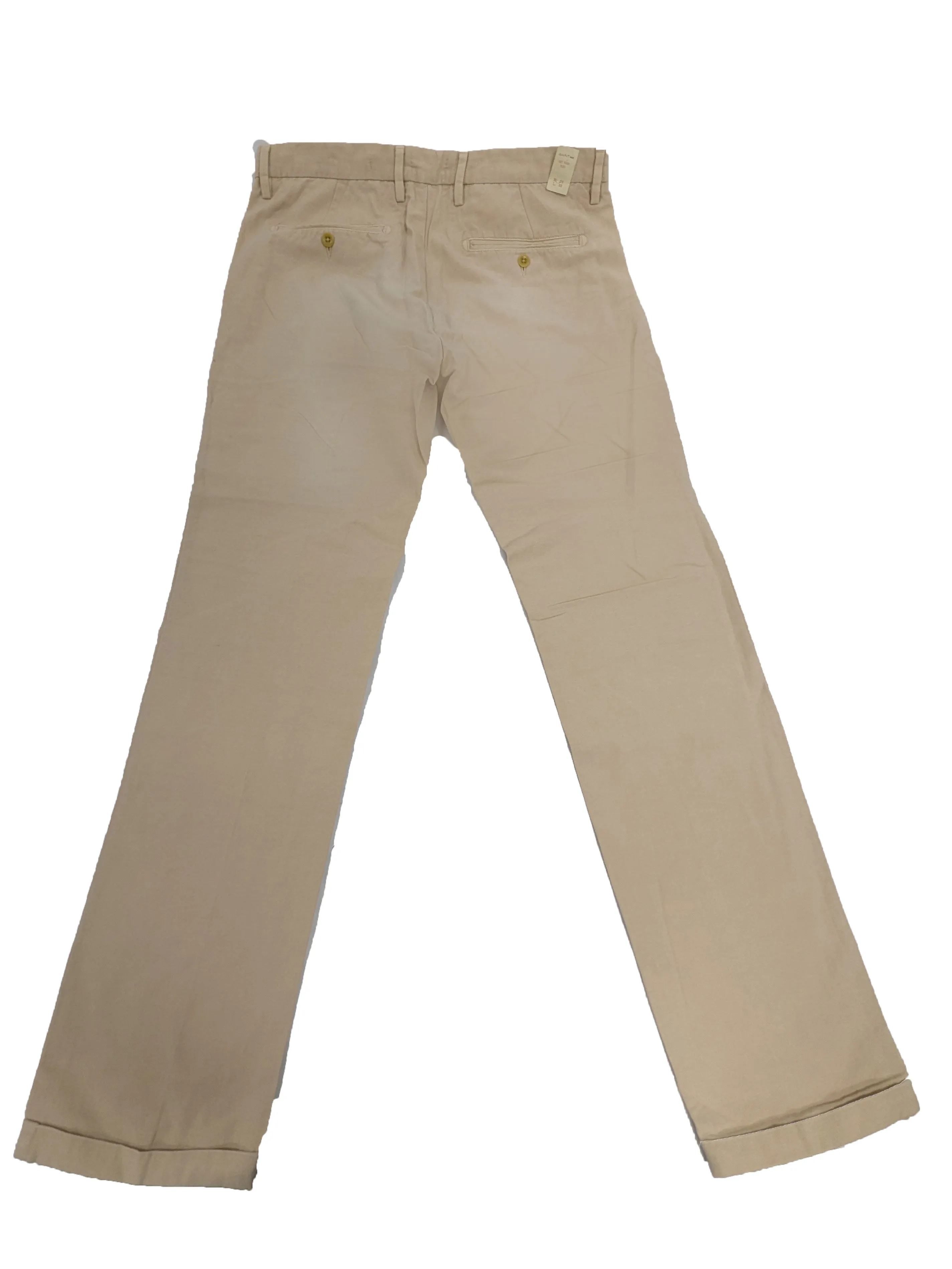 GANT RUGGER Men's British Khaki Canvas Chino Pants 76893