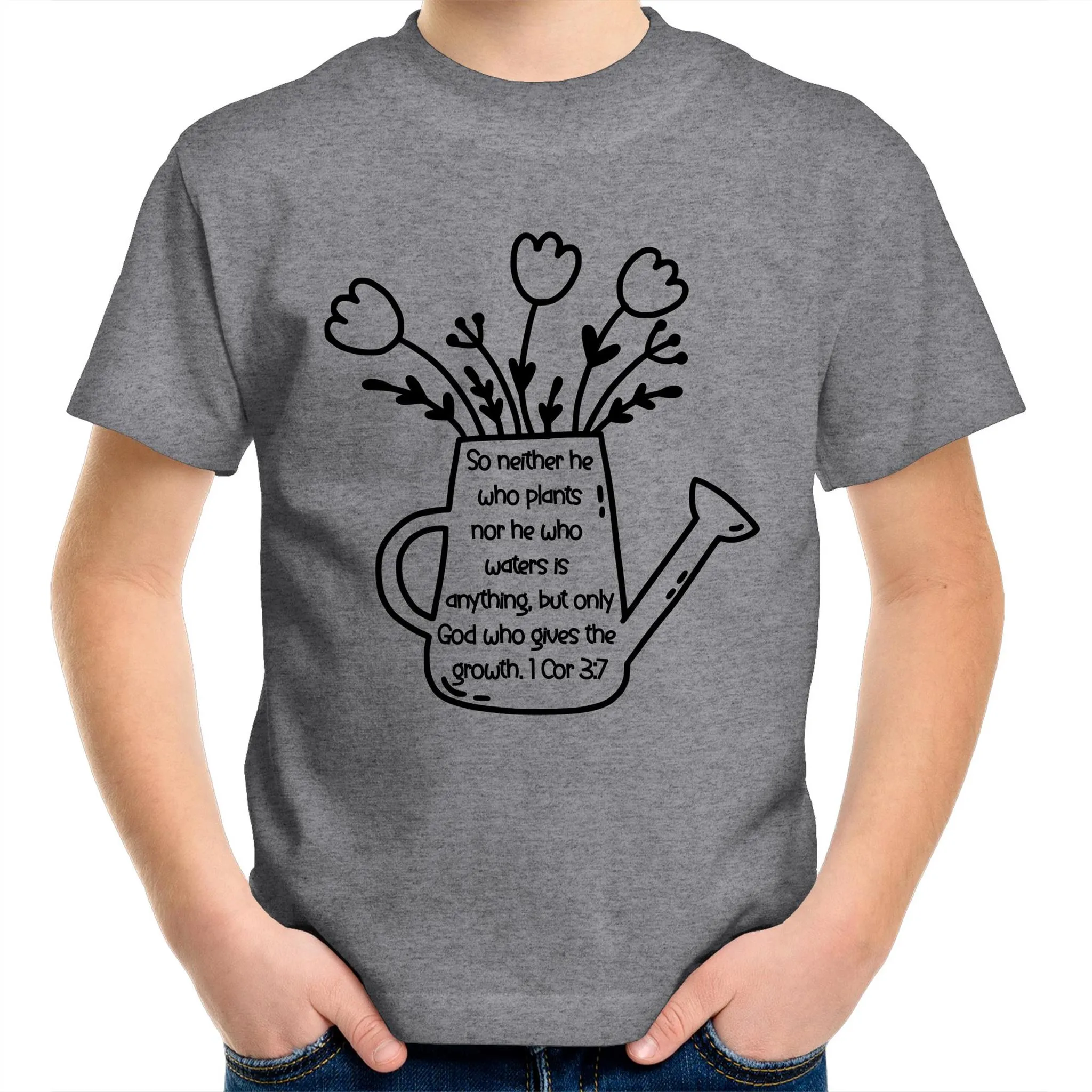 God Made It Grow Kids & Youth Christian T-Shirt