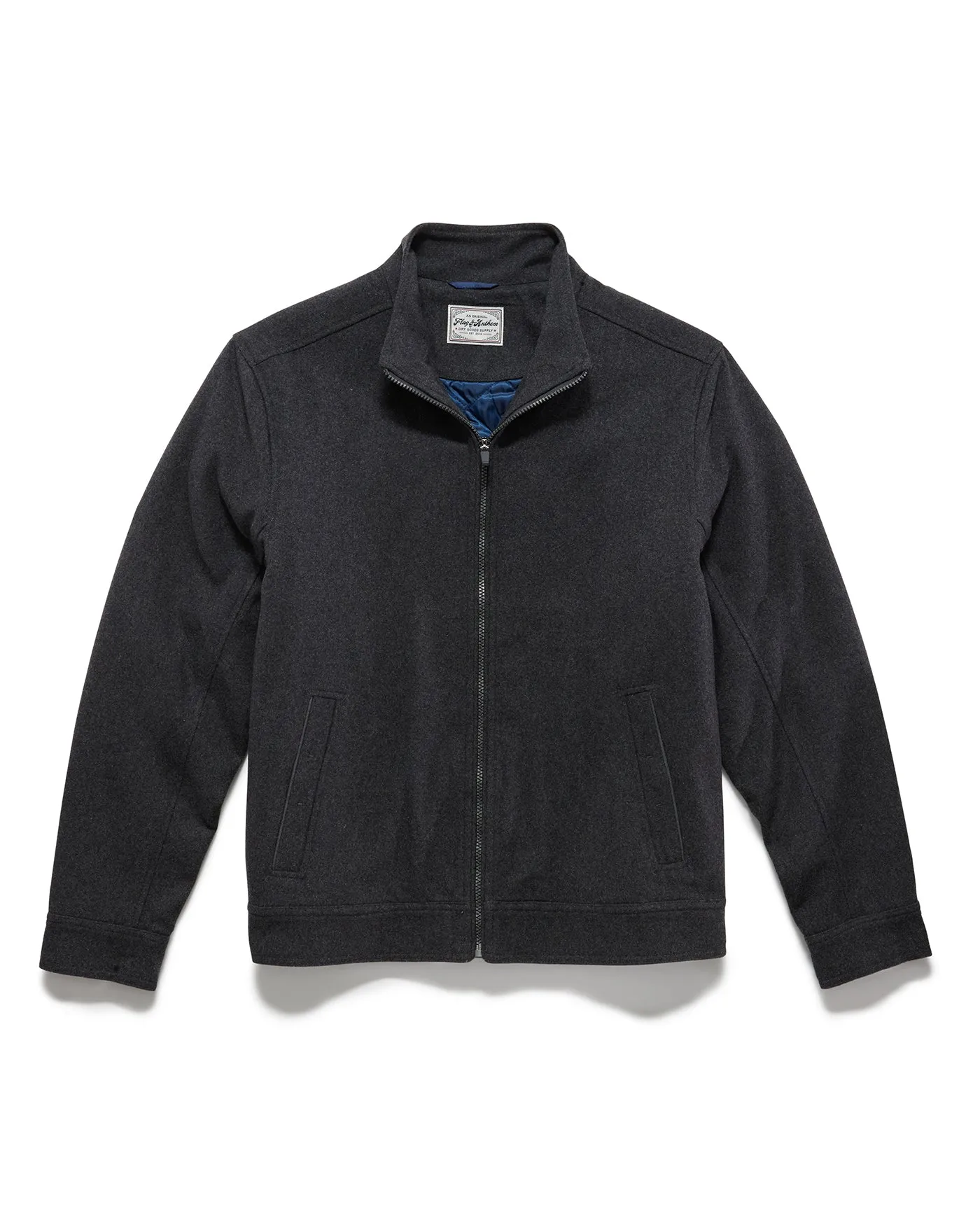 GRANVILLE WOOL BLEND BOMBER JACKET