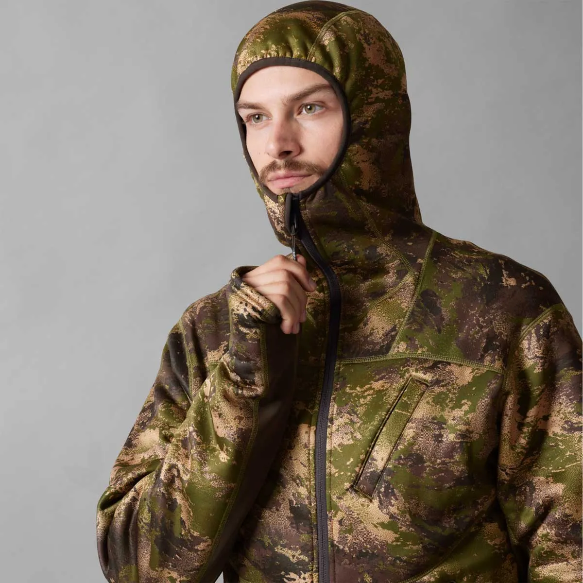 Harkila Deer Stalker Camo Fleece Hoodie