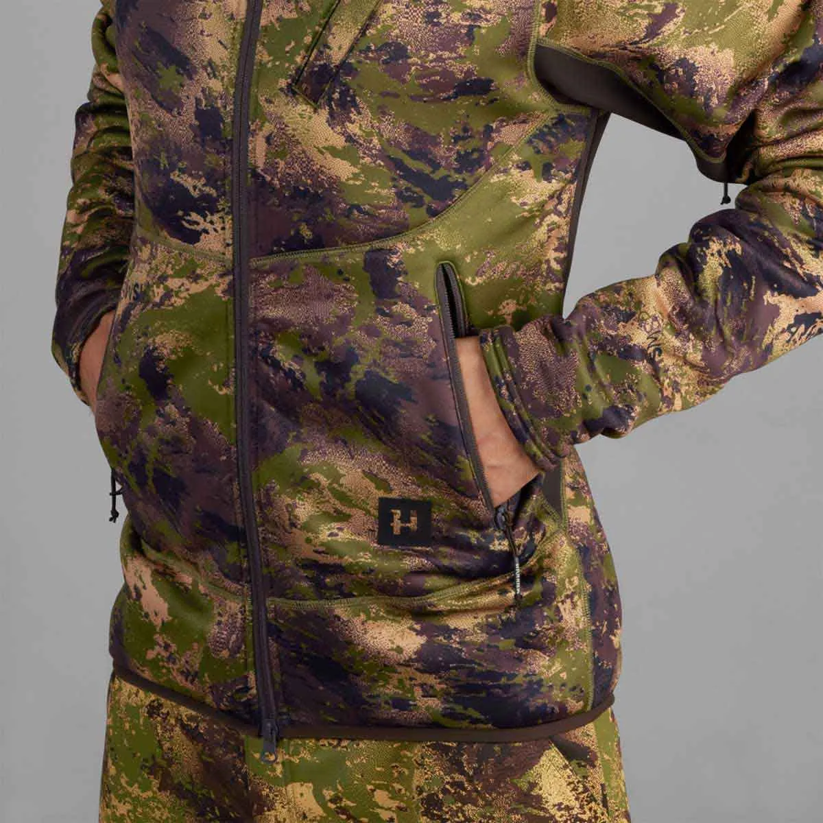 Harkila Deer Stalker Camo Fleece Hoodie