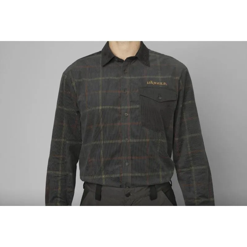 Harkila Kaldfjord Mens Corduroy Shirt - Phantom