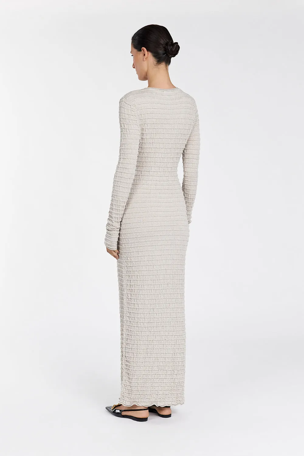 HENDRICK CHALK KNIT MAXI DRESS