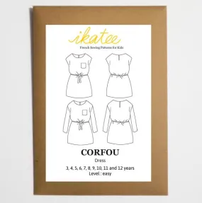 Ikatee - CORFOU Dress - Girl 3/12 - Paper Sewing Pattern