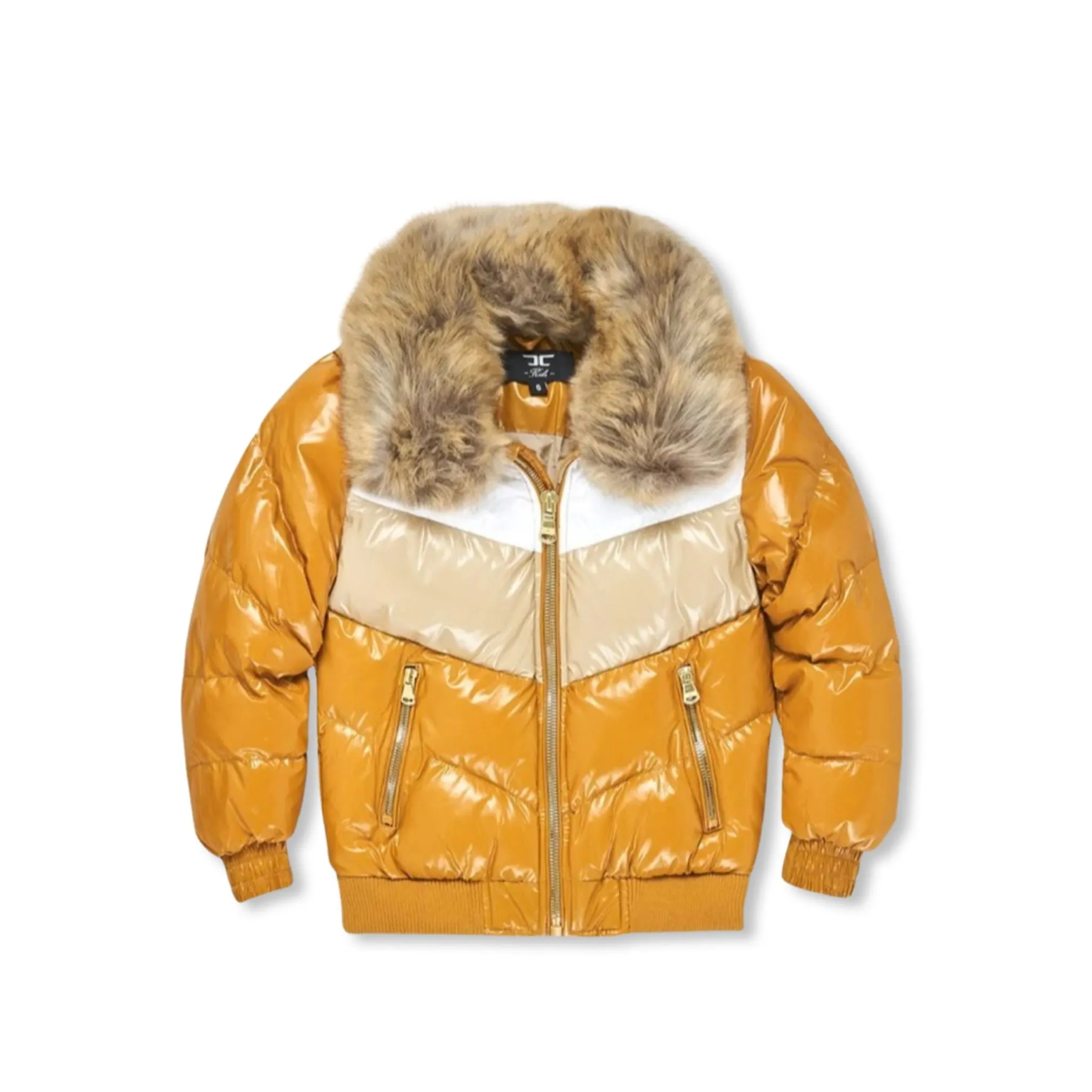 JORDAN CRAIG KIDS 2T-7 SUGAR HILL SHINY COAT (wheat)