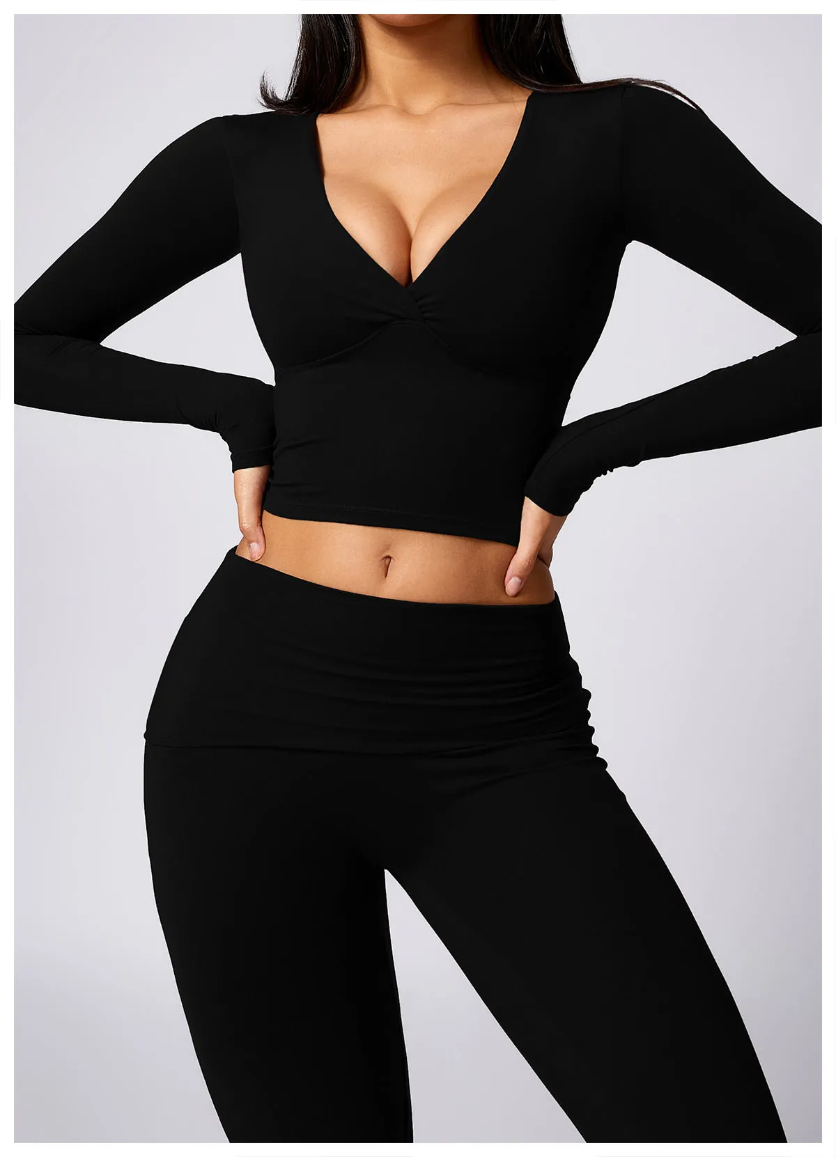 Kibra Convertible V-Neck Workout Top