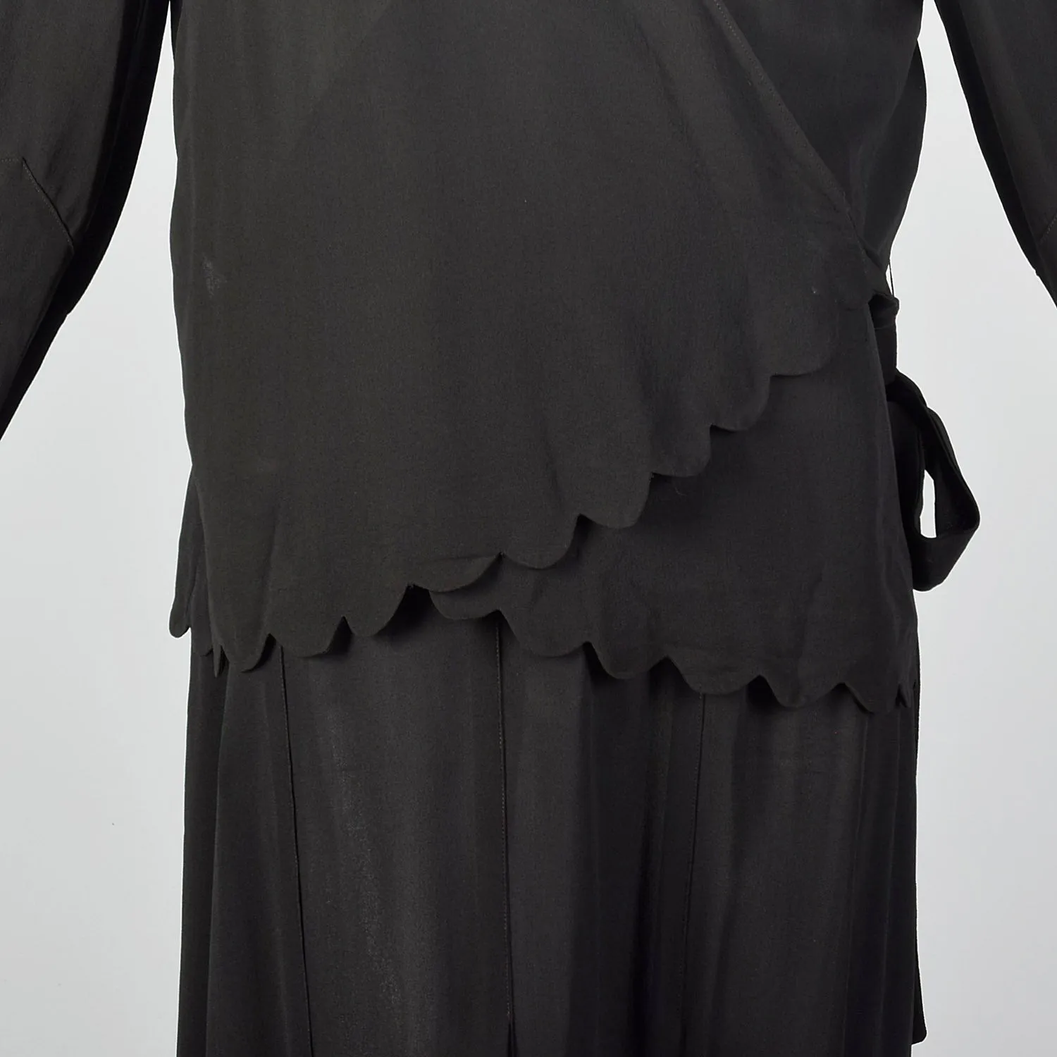 Large 1920s Dress and Wrap Top