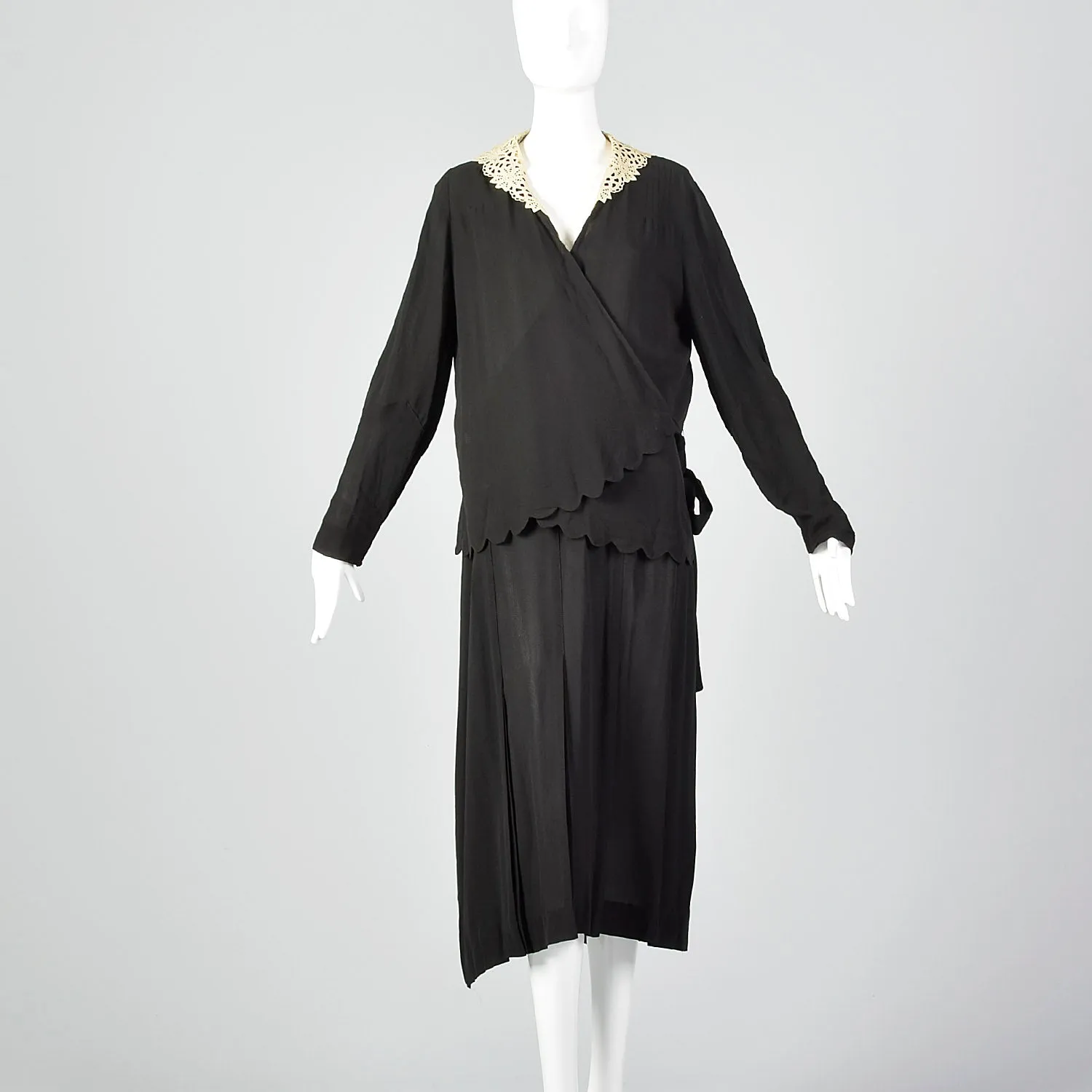 Large 1920s Dress and Wrap Top