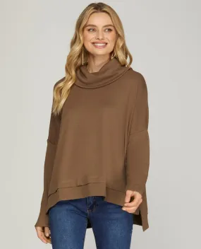 Long Sleeve Turtleneck Top