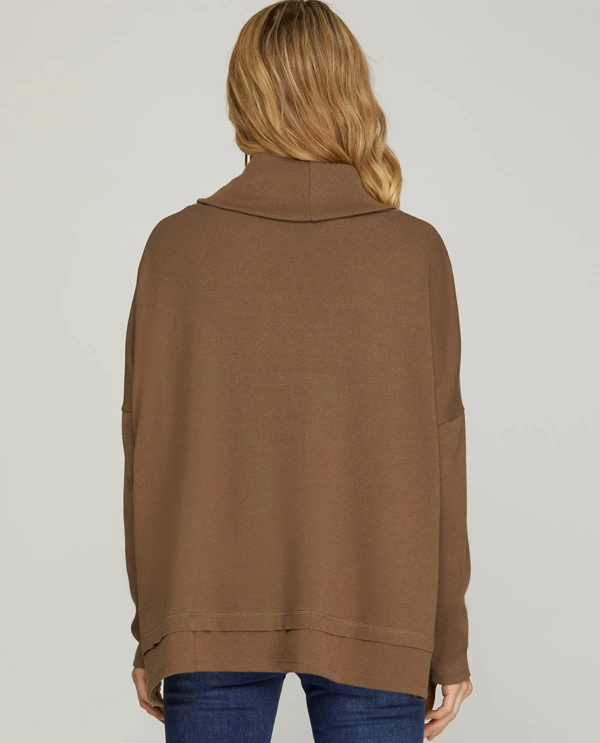 Long Sleeve Turtleneck Top