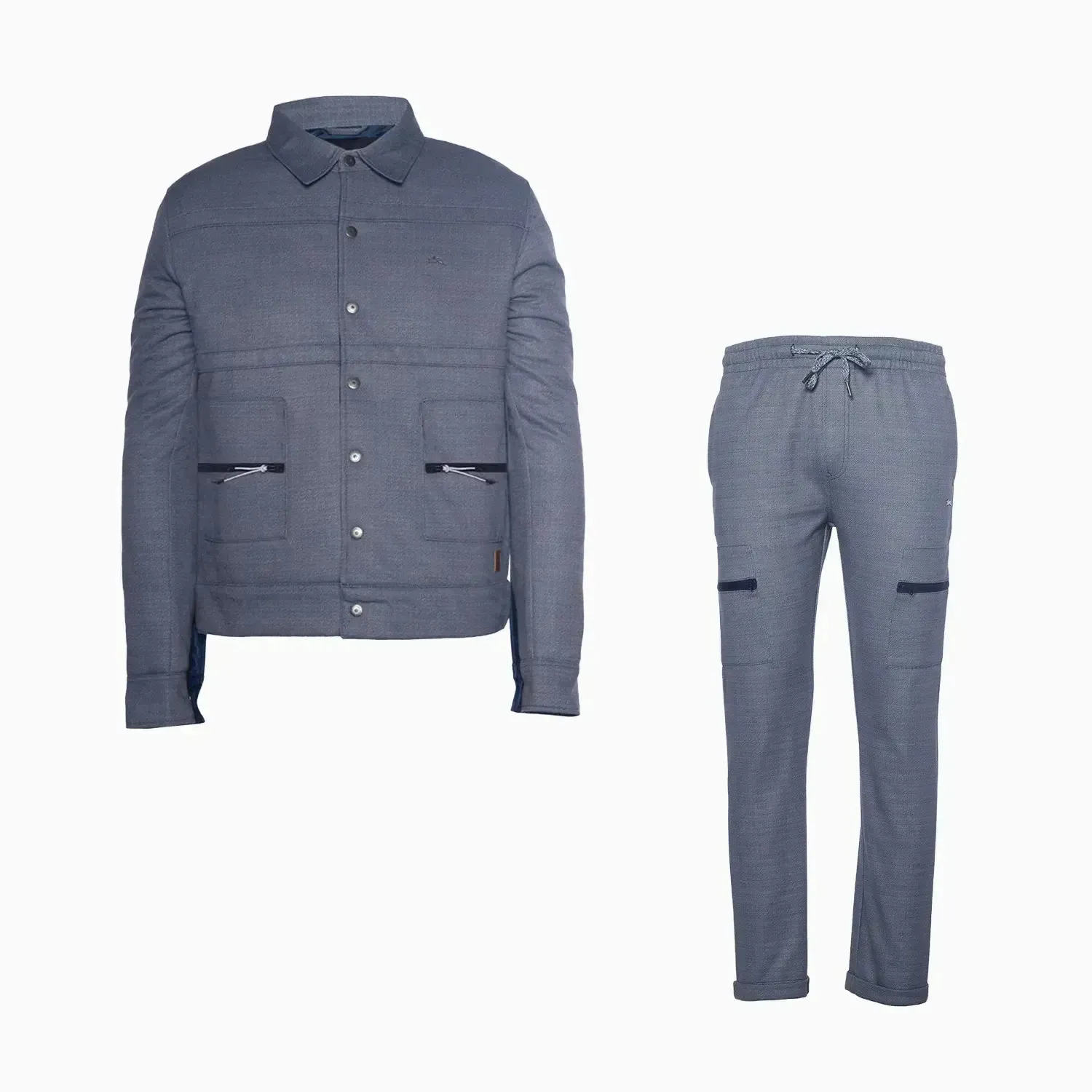 Men's 2-Tone Pique Outfit