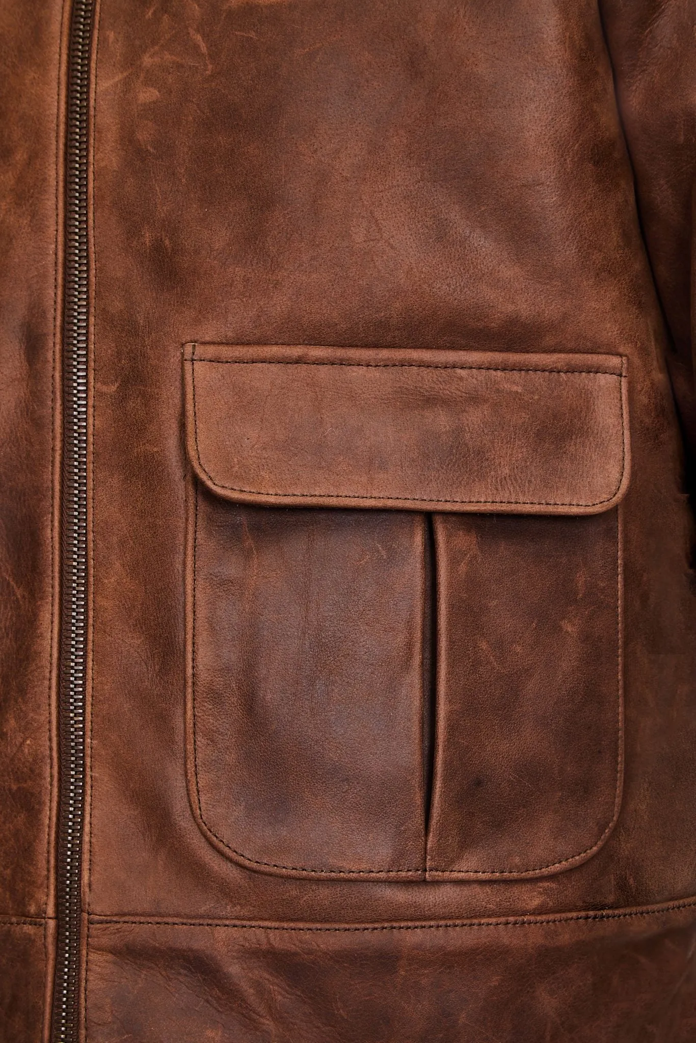 Men's Rugged and Characterful Premium Leather Jacket