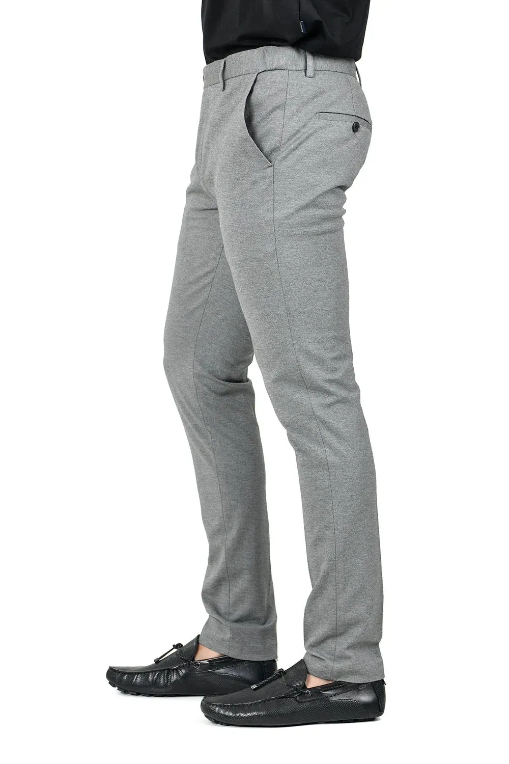 Men's Solid Color Basic Essential Chino Dress Pants