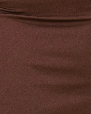 Molly Pencil Skirt | Lt Brown