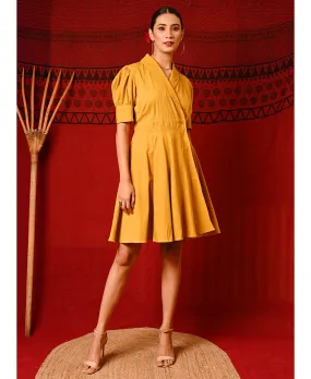 Mustard Wrap Dress