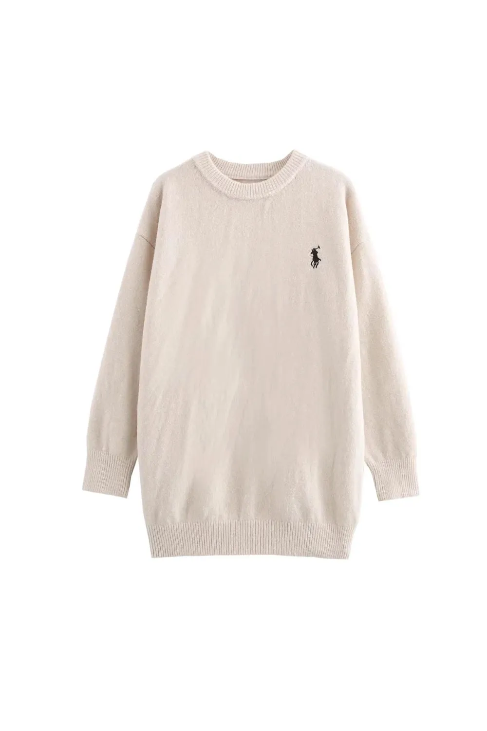 'Natalie' Sweet Round Neck Long Sleeve Knit Sweater