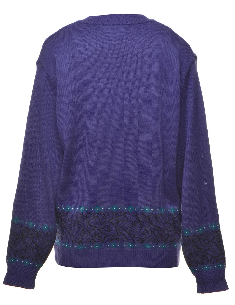 Purple Jumper - M